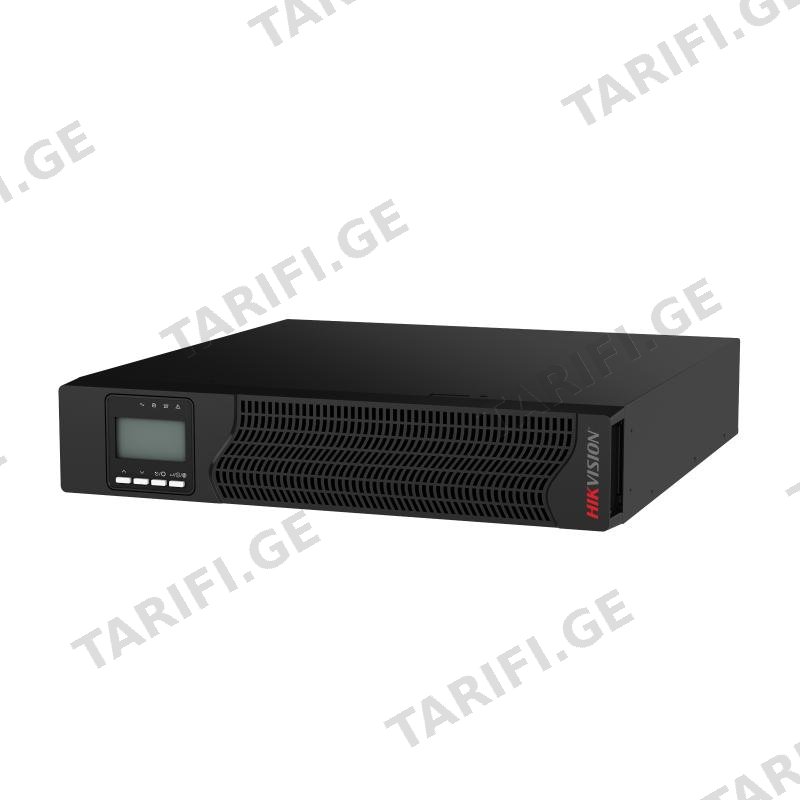 უწყვეტი კვების წყარო Hikvision, UPS,DS-UPS01K24-R/TJS, EU,1000VA /900W,12V/9Ah Battery x2,Online