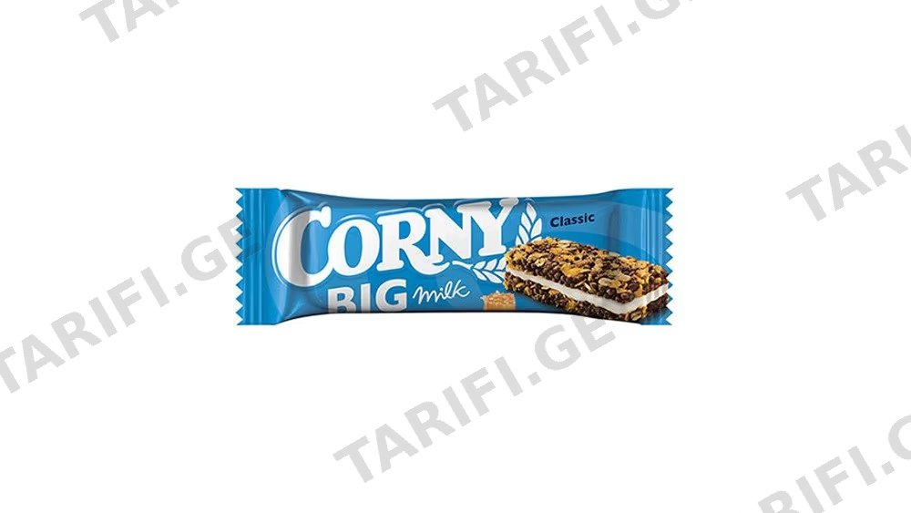 Corny Big მარცვლეულის ბატონი რძით 50გრ