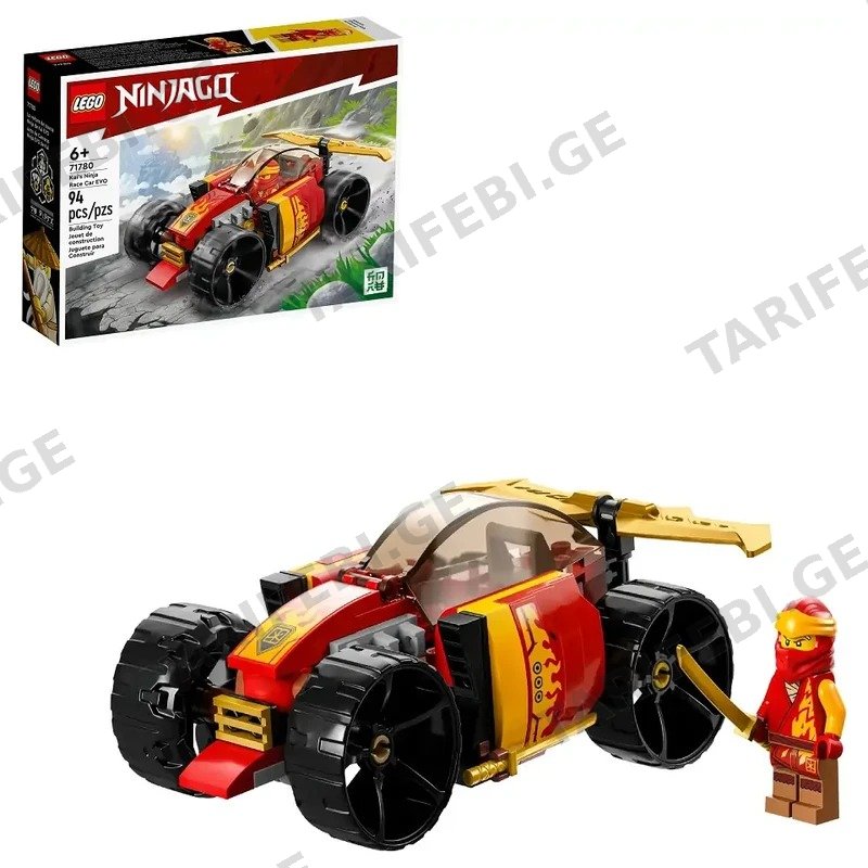 კონსტრუქტორი LEGO NINJAGO კაის სარბოლო მანქანა EVO 71780