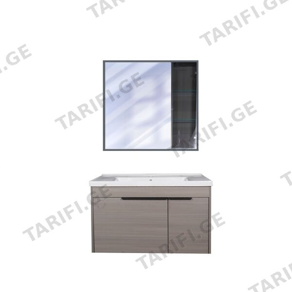 აბაზანის ავეჯის კომპლექტი (PVC; C-800X475X480mm; M-750X140X700mm) (600-80)