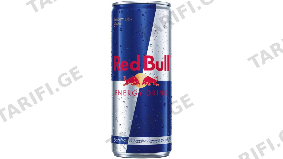Red Bull ენერგეტიკული სასმელი, 250მლ