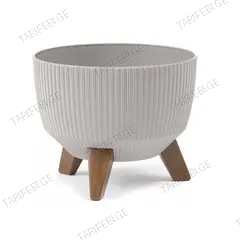 ქოთანი ყვავილის Lamela Bowl ROMA 330 jumper 12,4ლ კრემისფერი