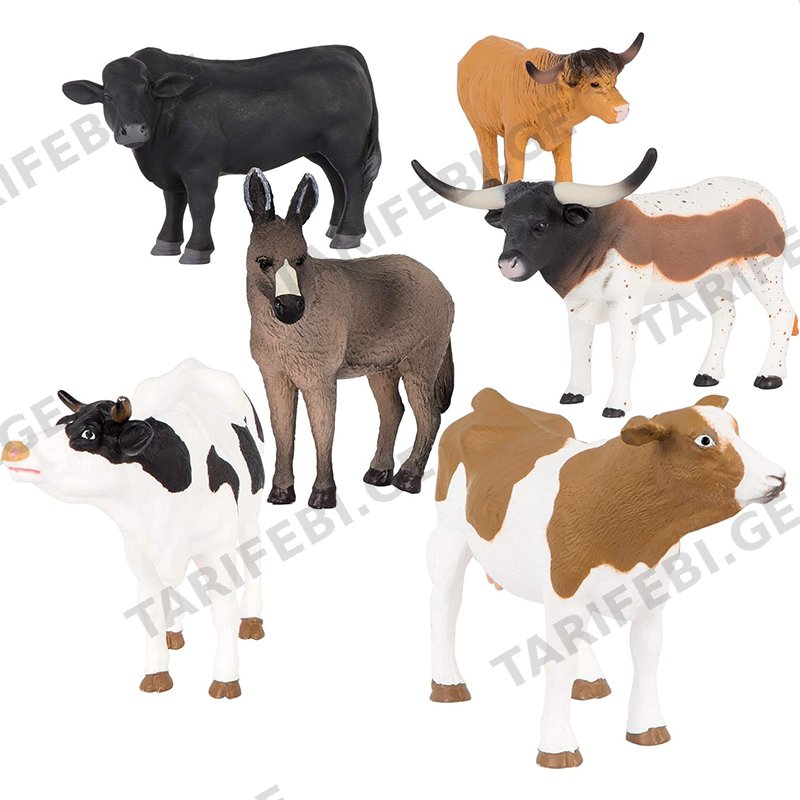 შინაური ცხოველების სათამაშო ნაკრები TERRA FARM ANIMAL SET (AN6043DZ)