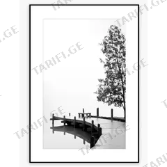 სურათი ჩარჩოში Styler AB095 DIGI WOODEN PATH 50X70