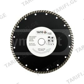 ალმასის ტურბო დისკი YATO 230X22.2X2.0 მმ (YT-59975)