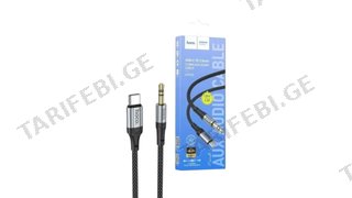HOCO UPA26 TYPE-C to 3.5 MM AUX ტელეფონის დამტენი