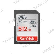 SanDisk 512GB Ultra SD/HC UHS-I Card 150MB/S Class 10 SDSDUNC-512G-GN6IN SD ბარათი