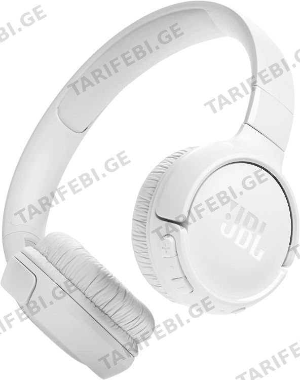 ყურსასმენი JBL TUNE 520BT WHITE JBLT520BTWHTEU