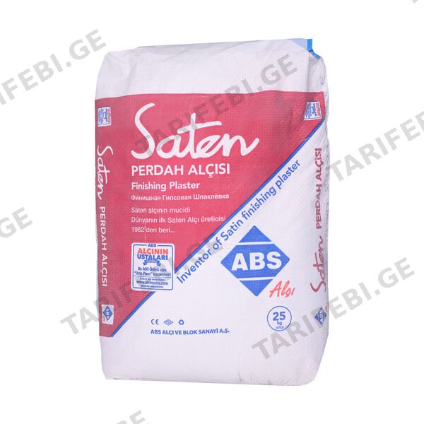 სამშენებლო ბათქაში 25 კგ ABS SATEN ALCI