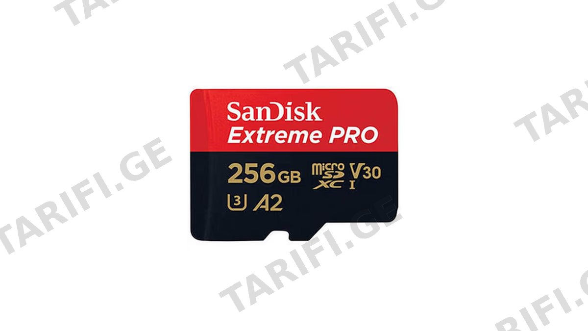 SanDisk 256GB Extreme PRO microSDXC UHS-I V30 A2 200MB/s 256GB SDSQXCD-256G-GN6MA