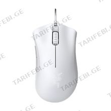 RAZER DEATHADDER ESSENTIAL WHITE სადენიანი მაუსი