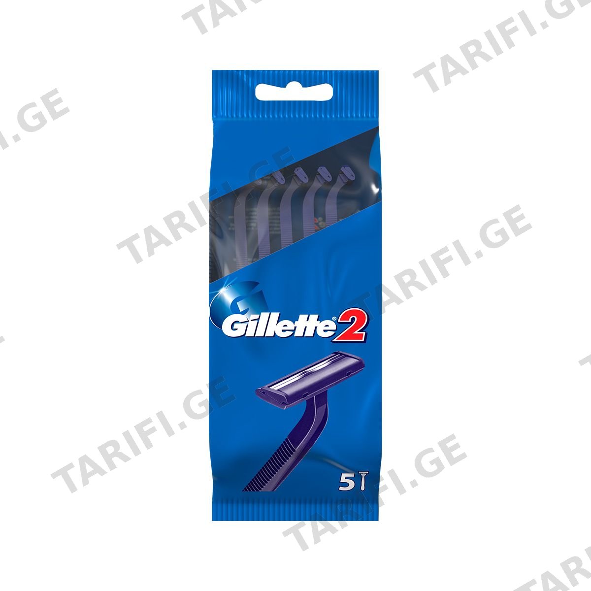 ერთჯერადი საპარსი 5 ცალი 2684 ჯილეტი - Gillette