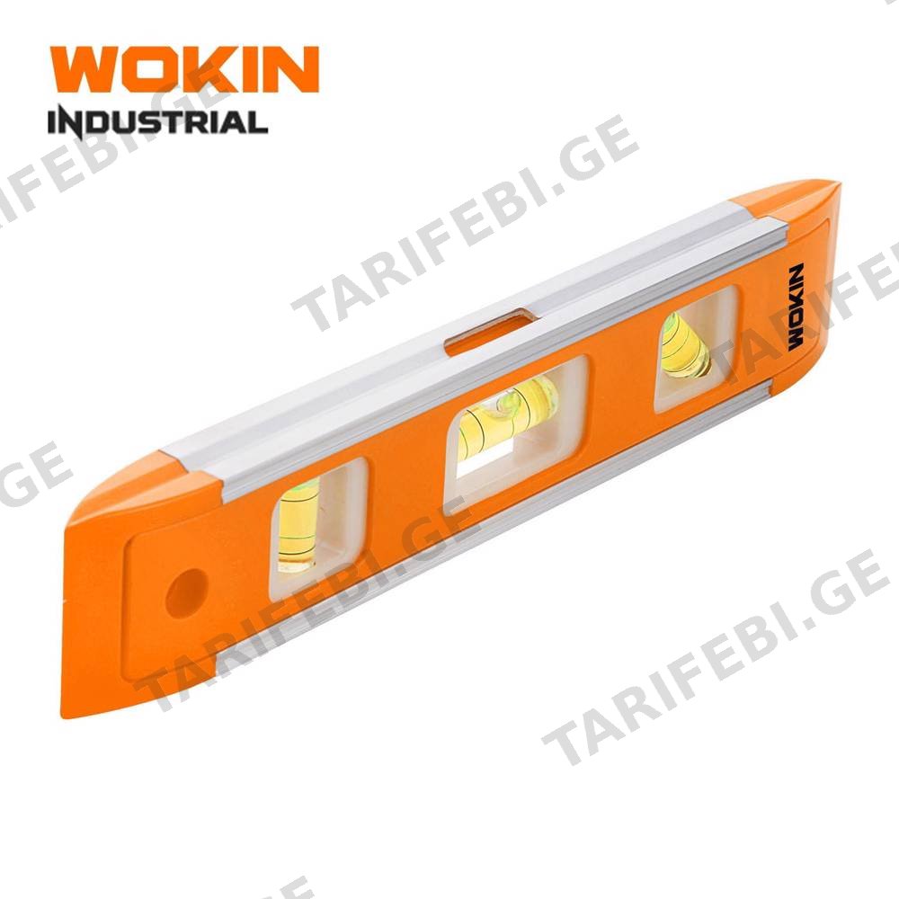 თარაზო Wokin 505002, 22.5cm, Mini Spirit Level, Orange