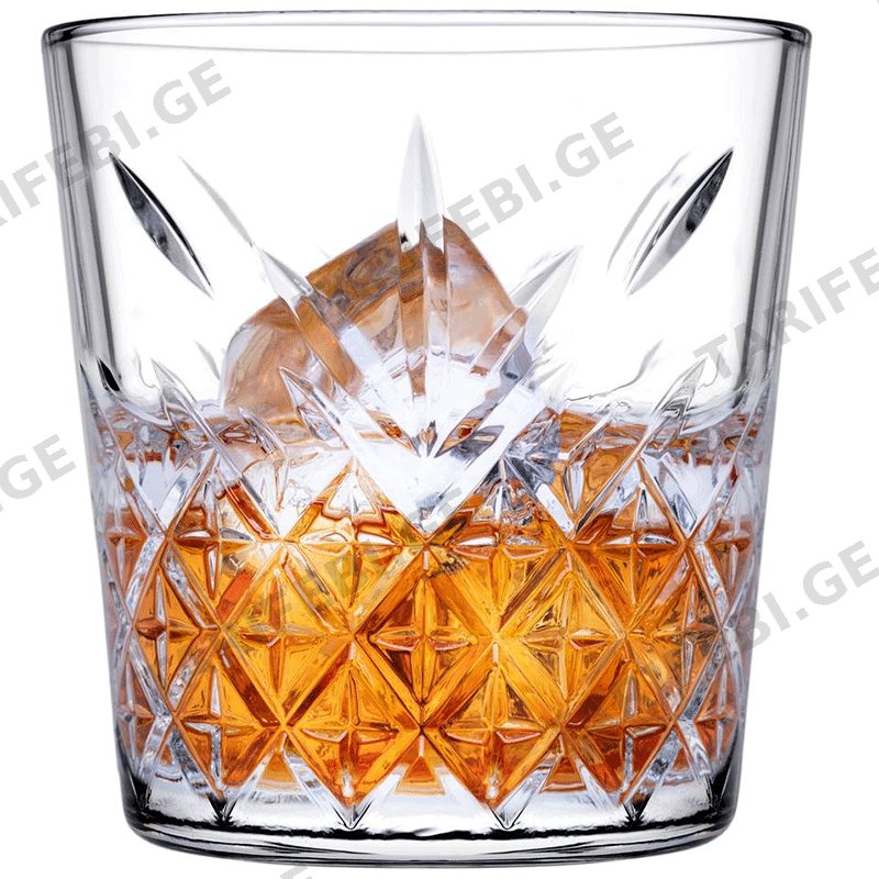 ვისკის ჭიქა PASABAHCE (355ML, 4PCS)