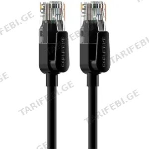 Cabletime CAT6 UTP Patch Cable RJ45 5M Black (CT-CAT6U-PB5)