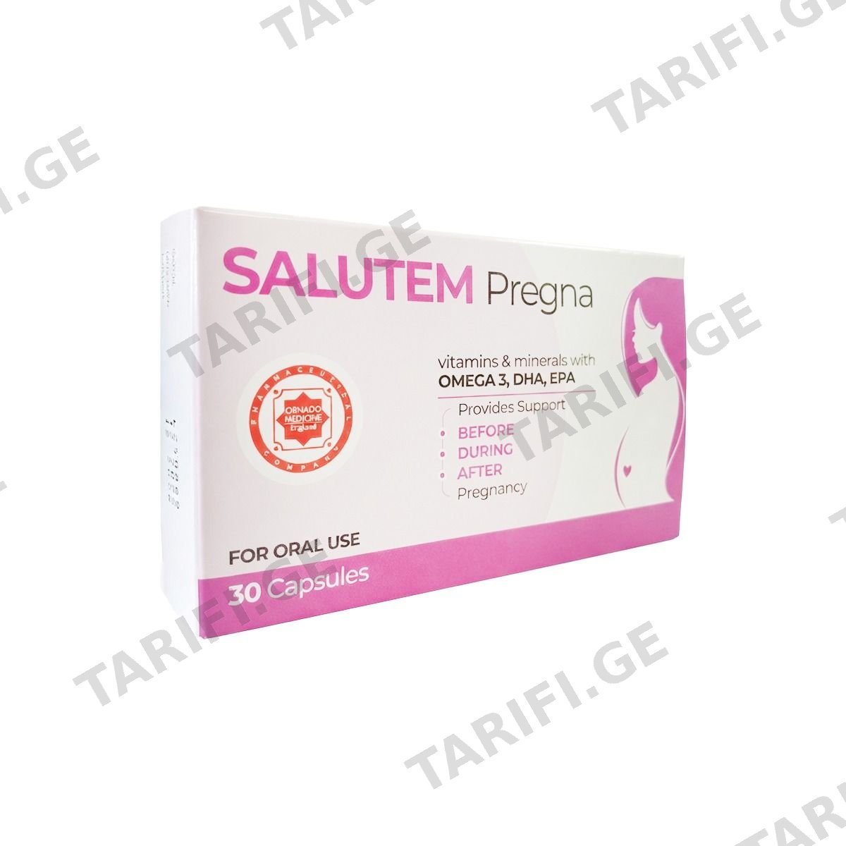 სალუტემ პრეგნა - Salutem Pregna 30 კაფსულა