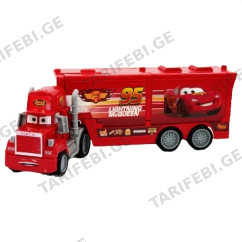 საბავშვო სატვირთო მანქანა LIGHTNING MCQUEEN GOLDEN CHILD GH-826-119 სათამაშო მანქანებით