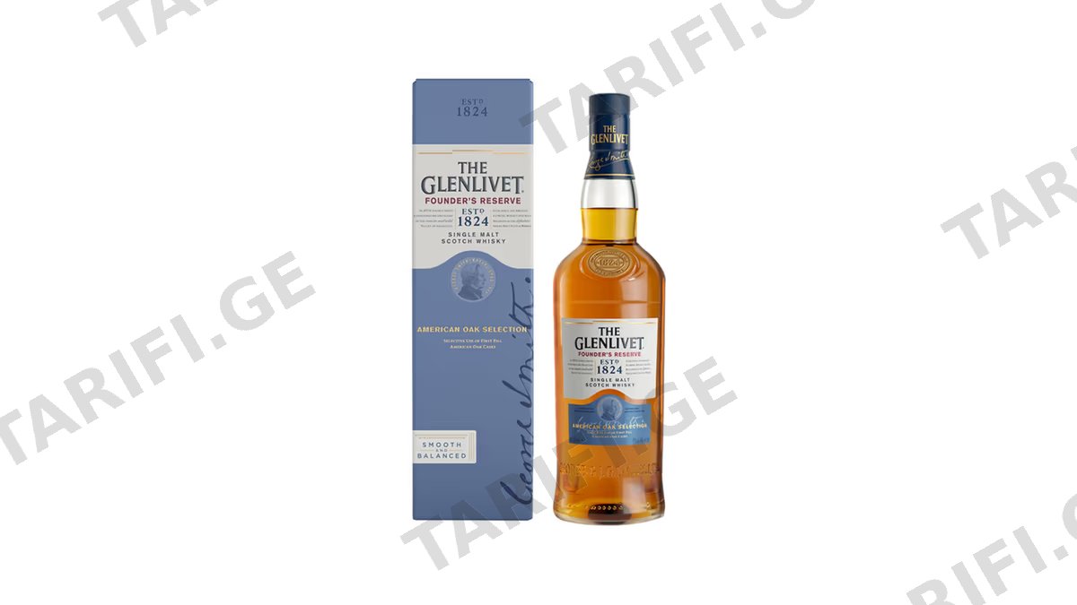 GLENLIVET ვისკი ფაუნდერს რეზერვი-0.5ლ