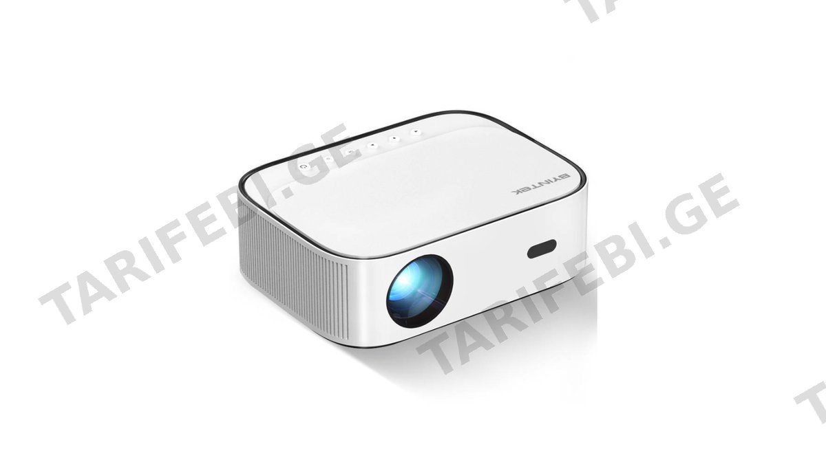 პროექტორი BYINTEK K45 Smart Home Theater Projector, FHD, Support 4K, Android 9.0, LCD, LED, 700 ANSI lumens, WiFi, BT4.0, White
