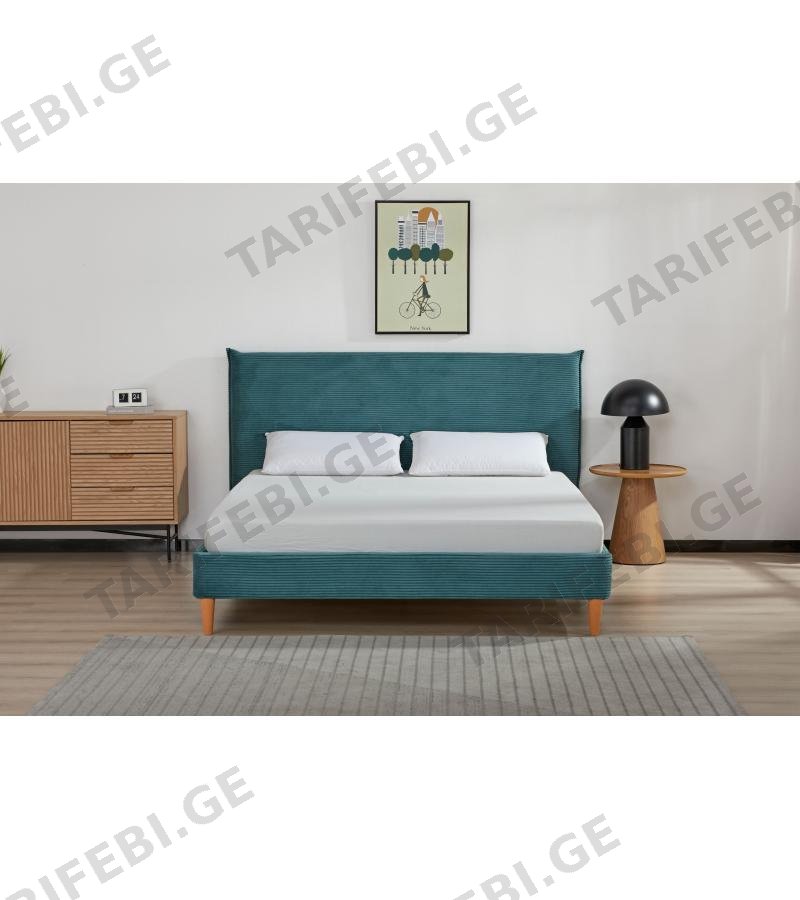 საწოლი LBED17Y-75N4 ზომა:1600*2000*870 ფერი: 3#N1-341 GREEN