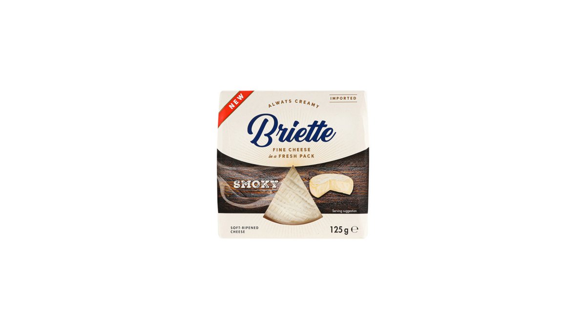 Briette ყველი შებოლილი 125გ/4000504151723
