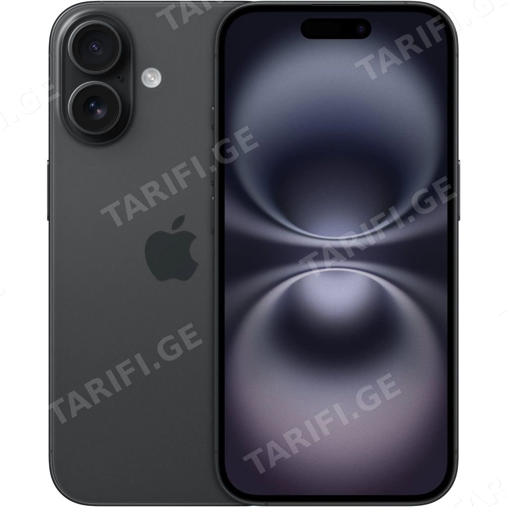 სმარტფონები Apple iPhone 16 128GB Black MYE73HX/A