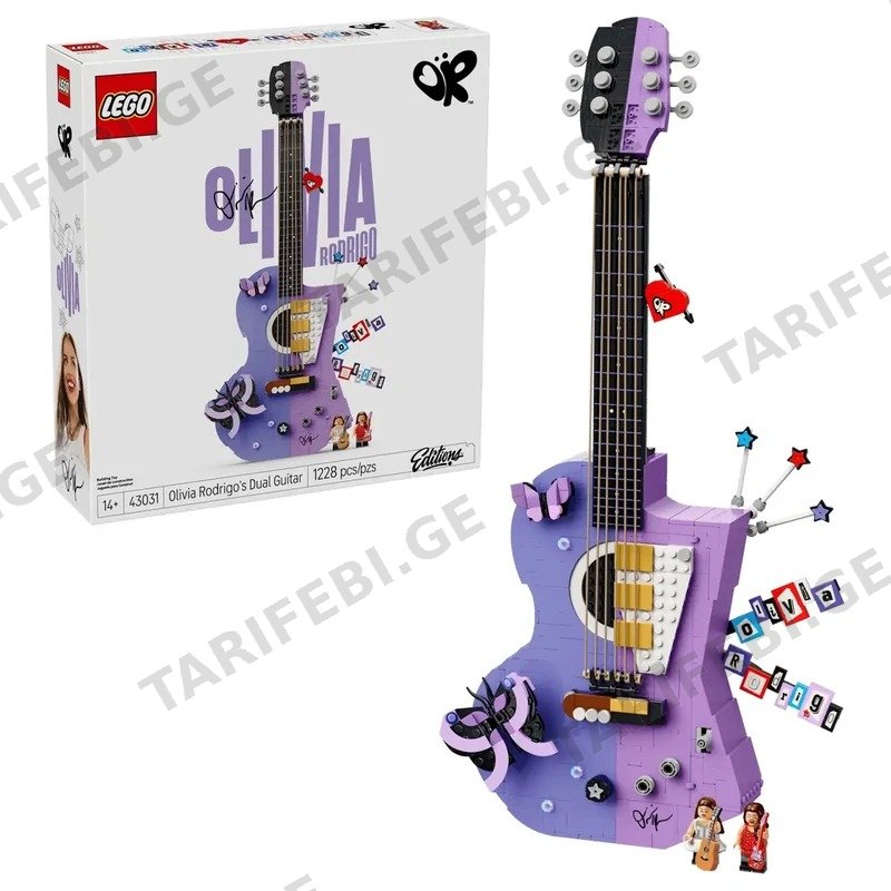 კონსტრუქტორი LEGO EDITIONS 43031 OLIVIA RODRIGO'S DUAL GUITAR 1228 ნაწილი