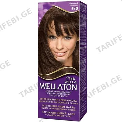 თმის საღებავი WELLATON 5/0 LIGHT BROWN