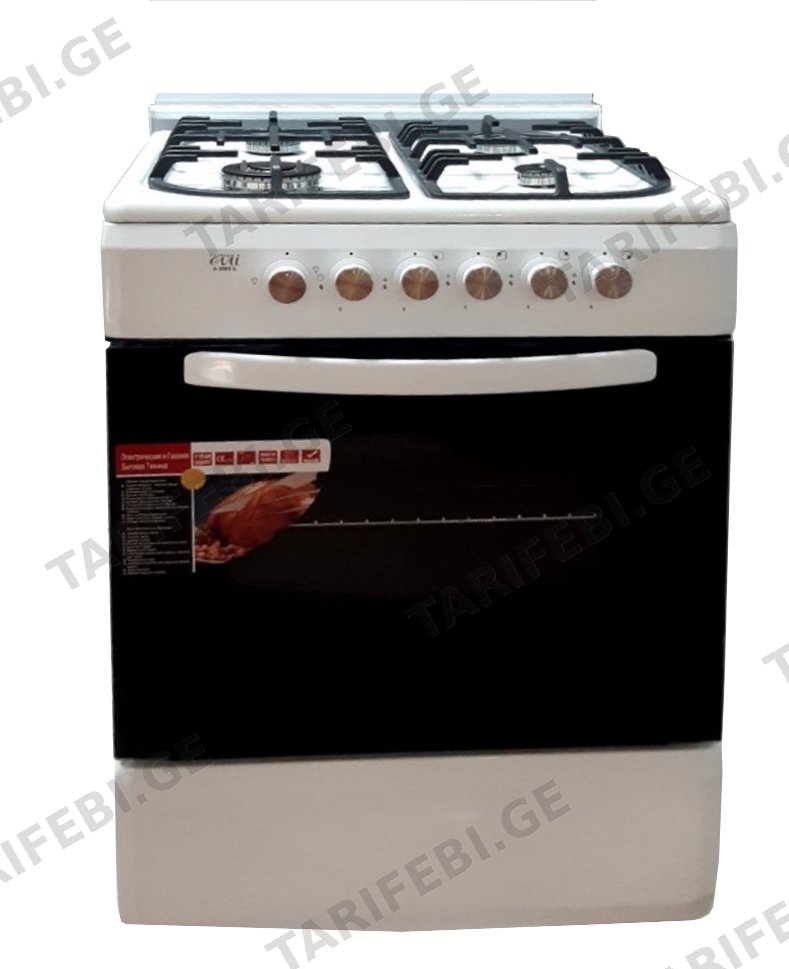 გაზქურა EVII G 6005 C white