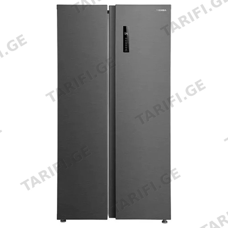 მაცივარი SIDE-BY-SIDE TOSHIBA GR-RS696WI-PMJ(60) 555 ლ NO FROST ნაცრისფერი Gray