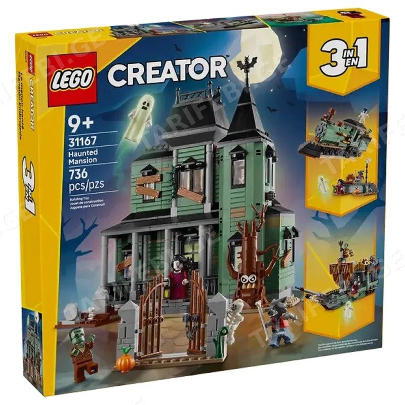 ასაწყობი კონსტრუქცია LEGO CREATOR 31167 HAUNTED MANSION (736 ნაწილი)