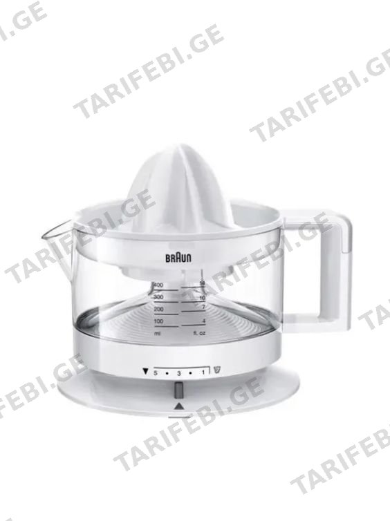ციტრუსის საწური BRAUN CJ3000WH