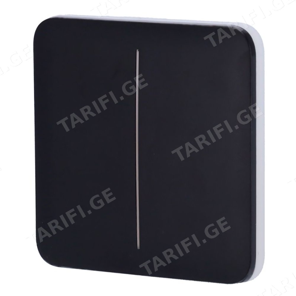 Ajax SoloButton (2-gang) Black