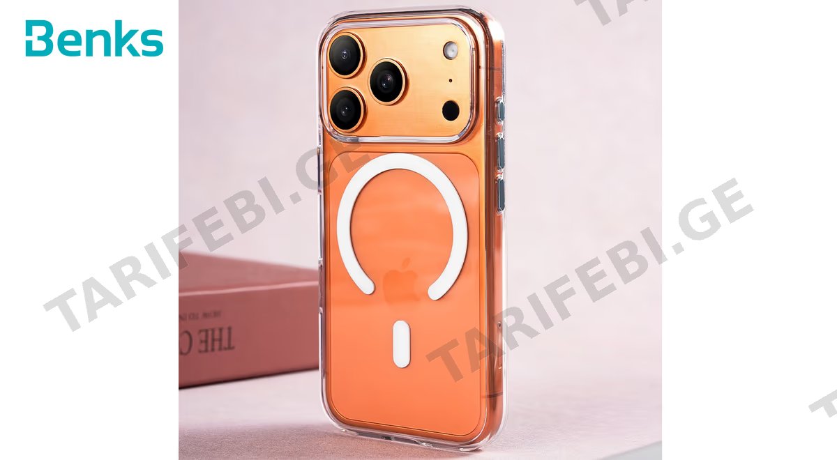 iPhone 17 ProMax Crystal Clear Case with MagSafe and Camera Control Button