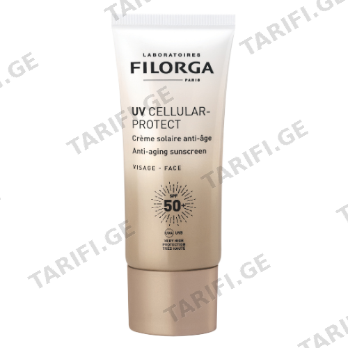 ფილორგა - UV CELL PROTECT მზისგან დამცავი SPF 50+ სახის კრემი 40მლ