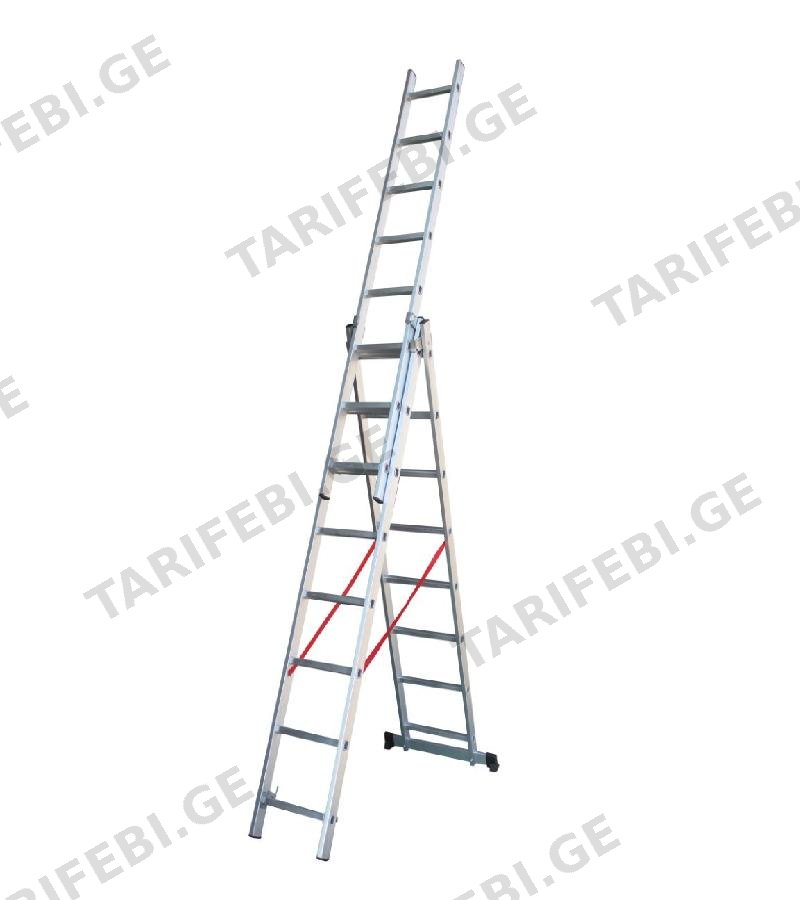 კიბე გაგრძელებით #WG606-10 10*3საფეხური 6.53/2.72/2.56მეტრი DELTA
