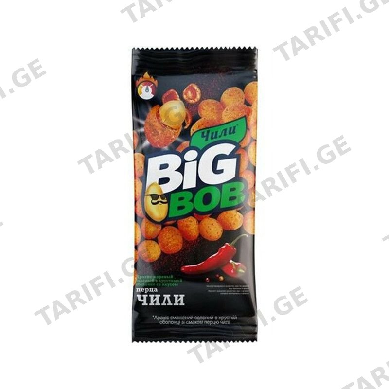 BIG BOB მიწისთხილი წიწაკა ჩილით60გრ 1ც