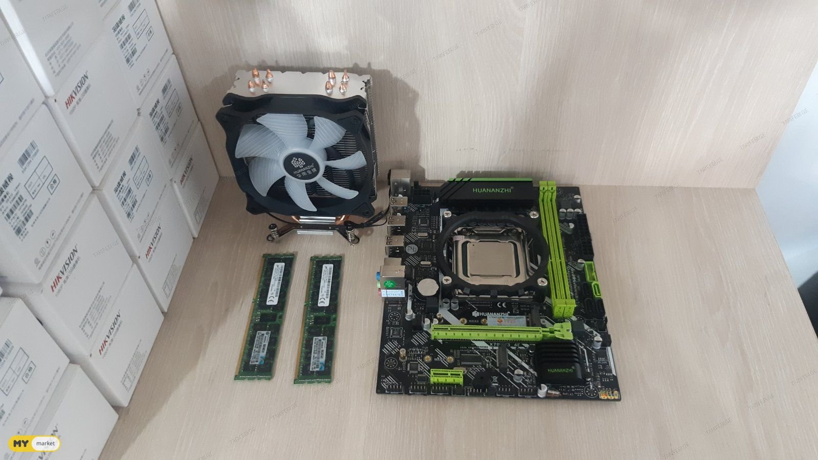კომბო კომპლექტი Intel Xeon E5-2696V2+X79+DDR3 32GB