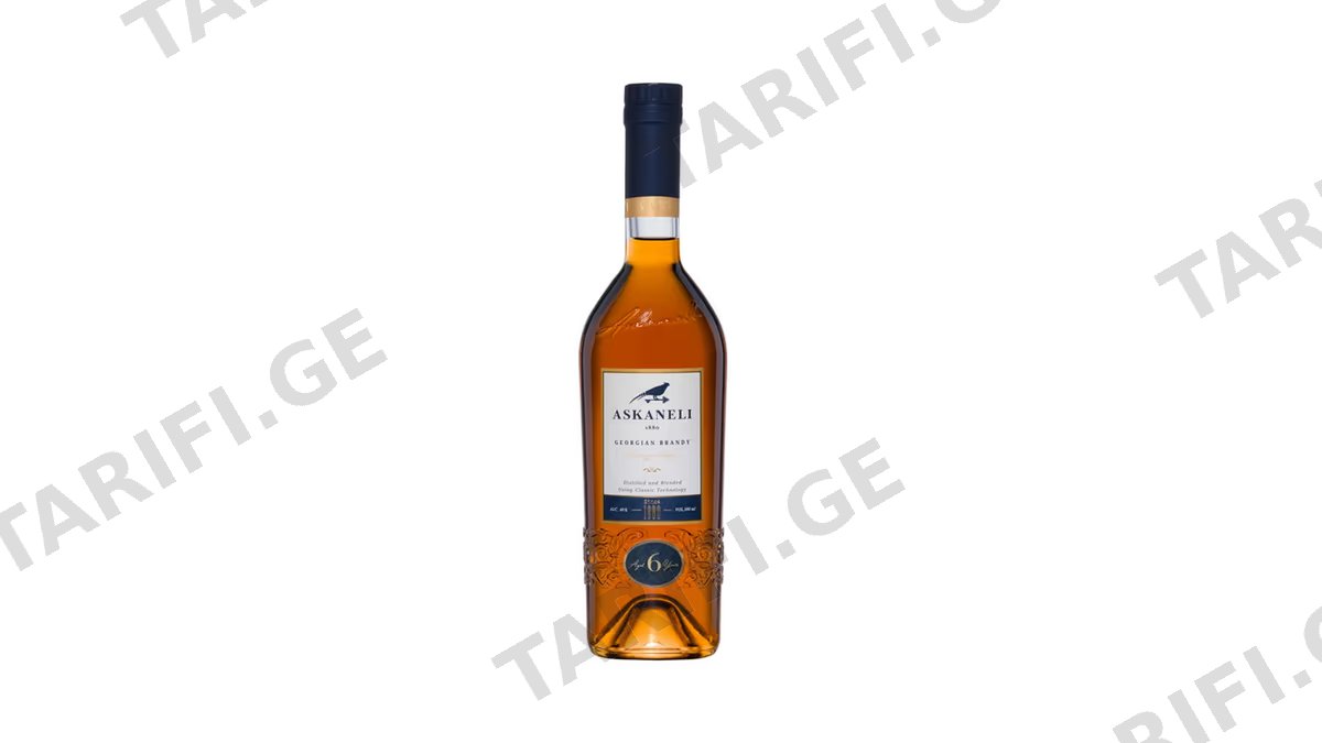 ასკანელი ბრენდი 6 წლის 0.5 ლ