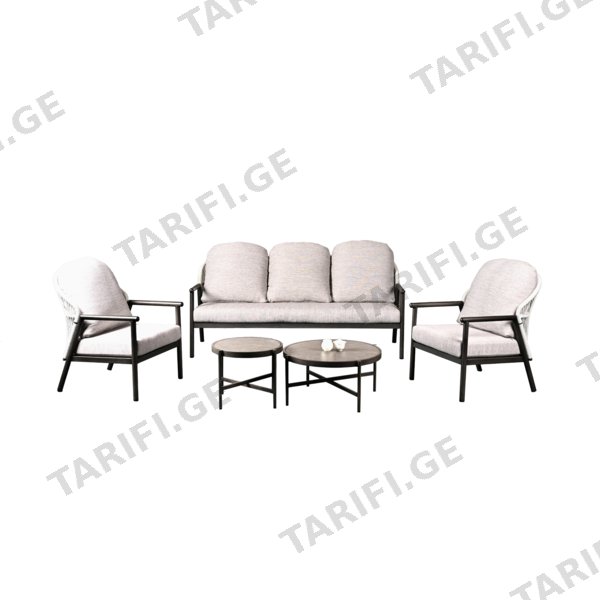 ბაღის ავეჯის კომპლექტი JM-PS-T821 Aluminium