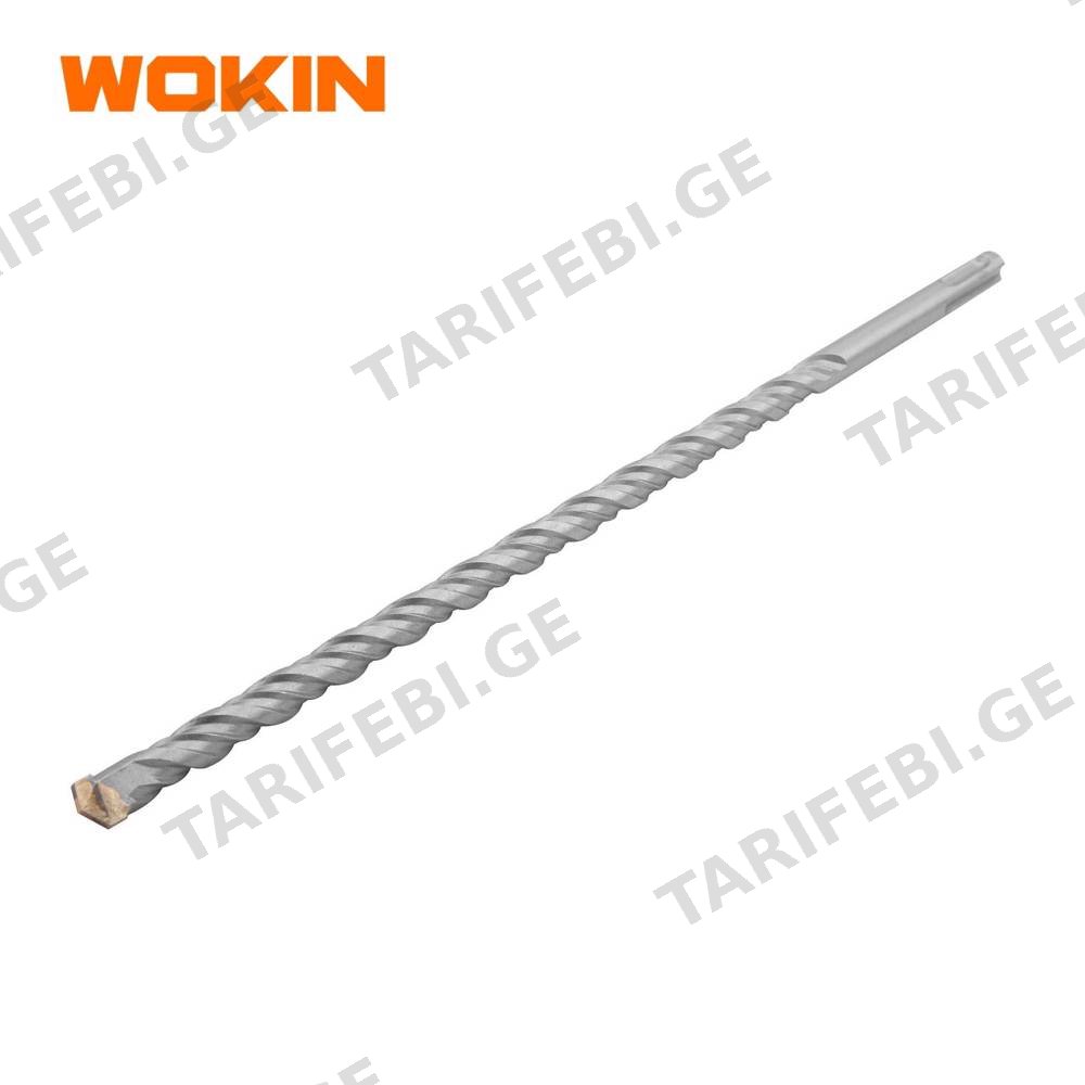 ბეტონის ბურღის პირი Wokin 752511, 12x450MM, SDS-Plus Hammer Drill Bits, Silver