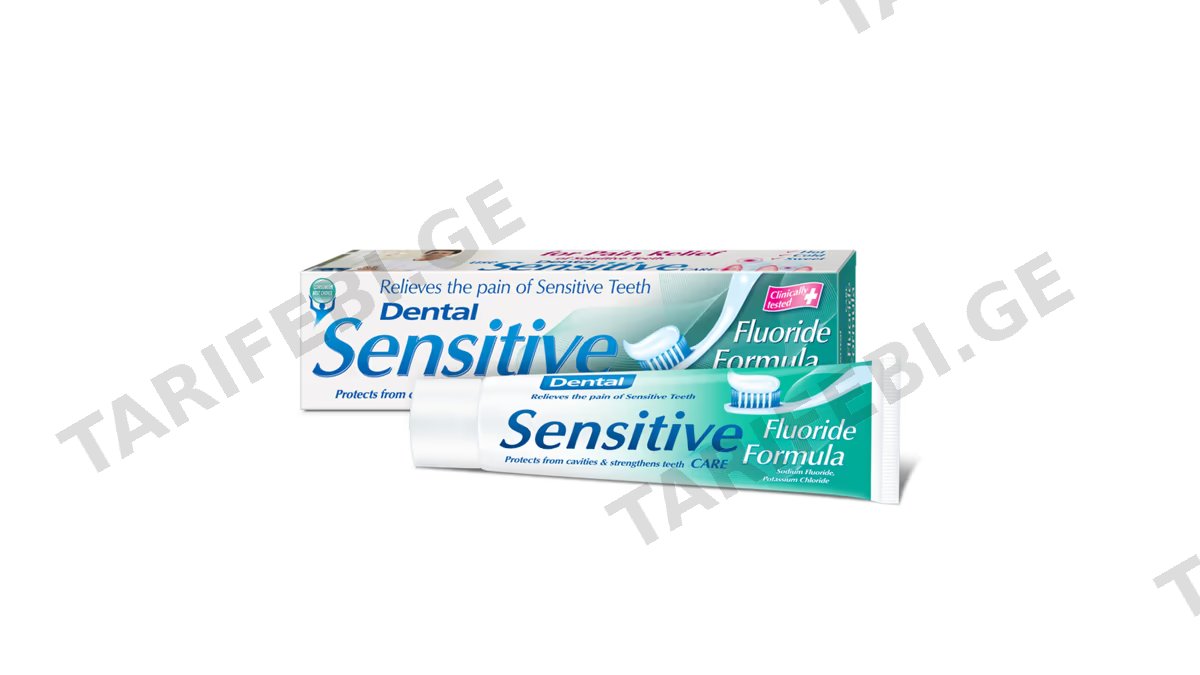 დენტალ კბ/პ 1487 Sensitive ფტორიდი 100მლ *