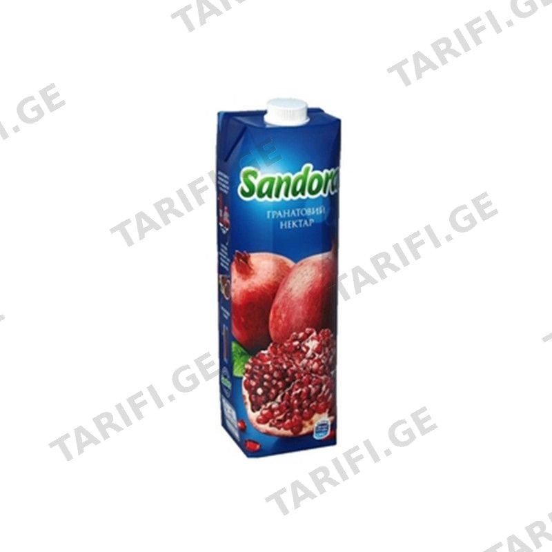სანდორა წვენი ბროწეულის 0.95ლ