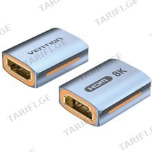 VENTION AIUH0 HDMI-A Female to Female 8K Adapter Gray Aluminum Alloy Type