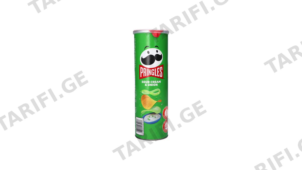Pringles ჩიფსი არაჟანი და ხახვით 158გრ