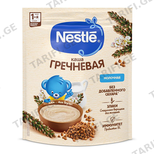 ნესტლე - ფაფა რძიანი წიწიბურა /4თვ+/ 200გრ 3380 NESTLE IC Milk BL Buckwheat 9x200g