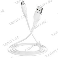 BOROFONE BX18 Optimal charging data cable for Micro(L=2M) White