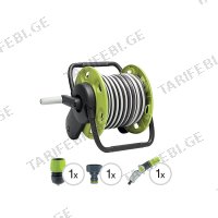(1/2"x15მ) სარწყავი მილი ბარაბანზე G.F. GARDEN