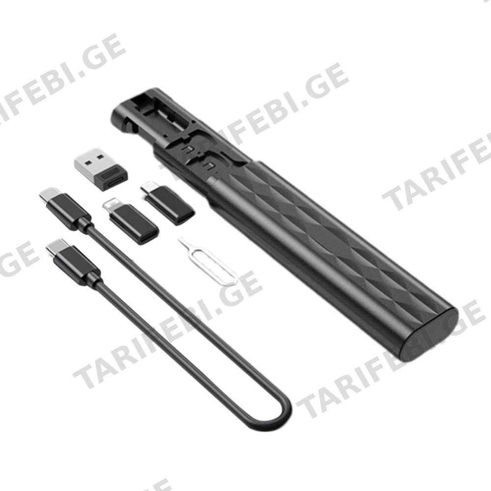 მულტიფინქციური ნაკრები FULLTECH USB CABLE SET FH7 7IN1