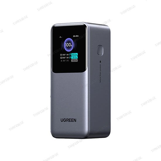 Ugreen Nexode with Smart Digital Display 20000mAh Type-C Power Bank 35524B Grey